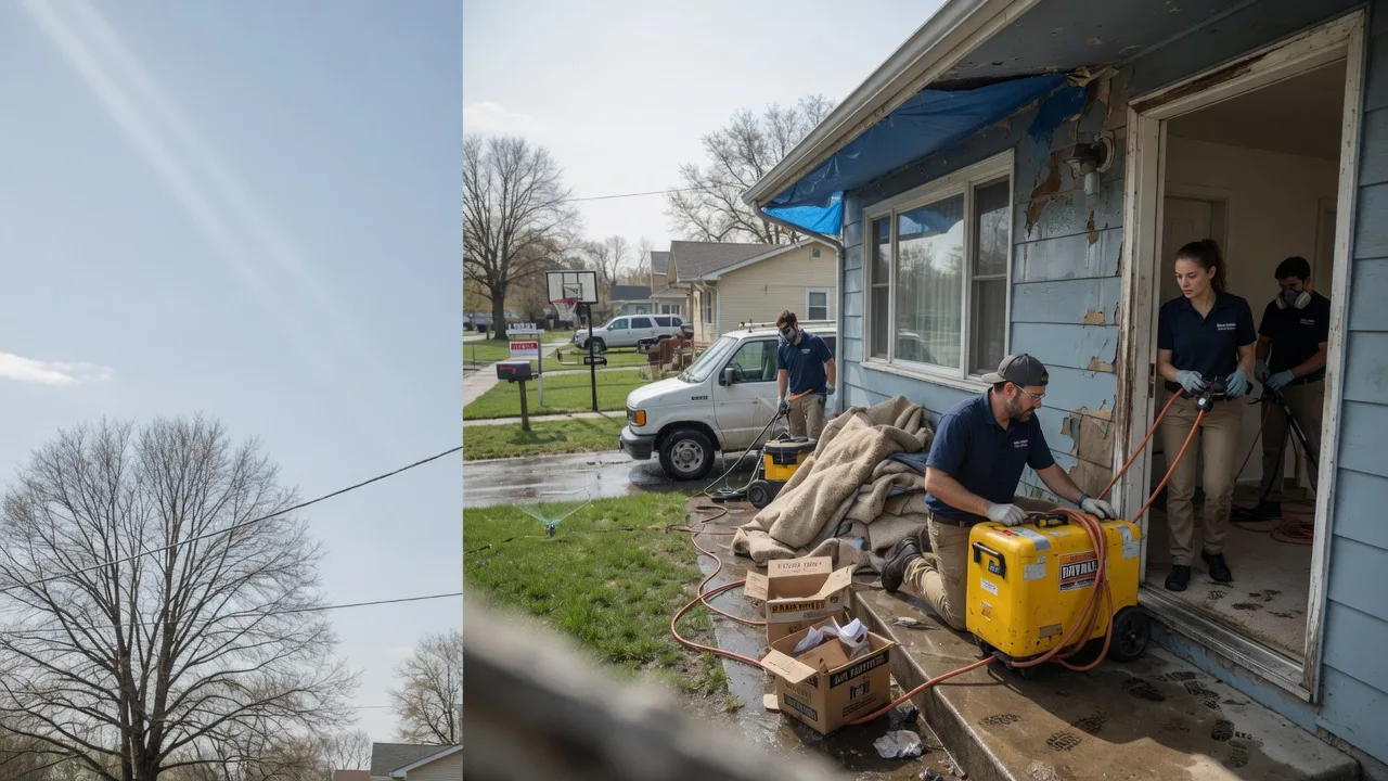 Basement Flood Cleanup in Mesopotamia, OH near me
